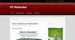 Desktop Screenshot of oswatershed.org